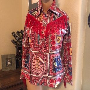 Like new Ladies western fringe shirt